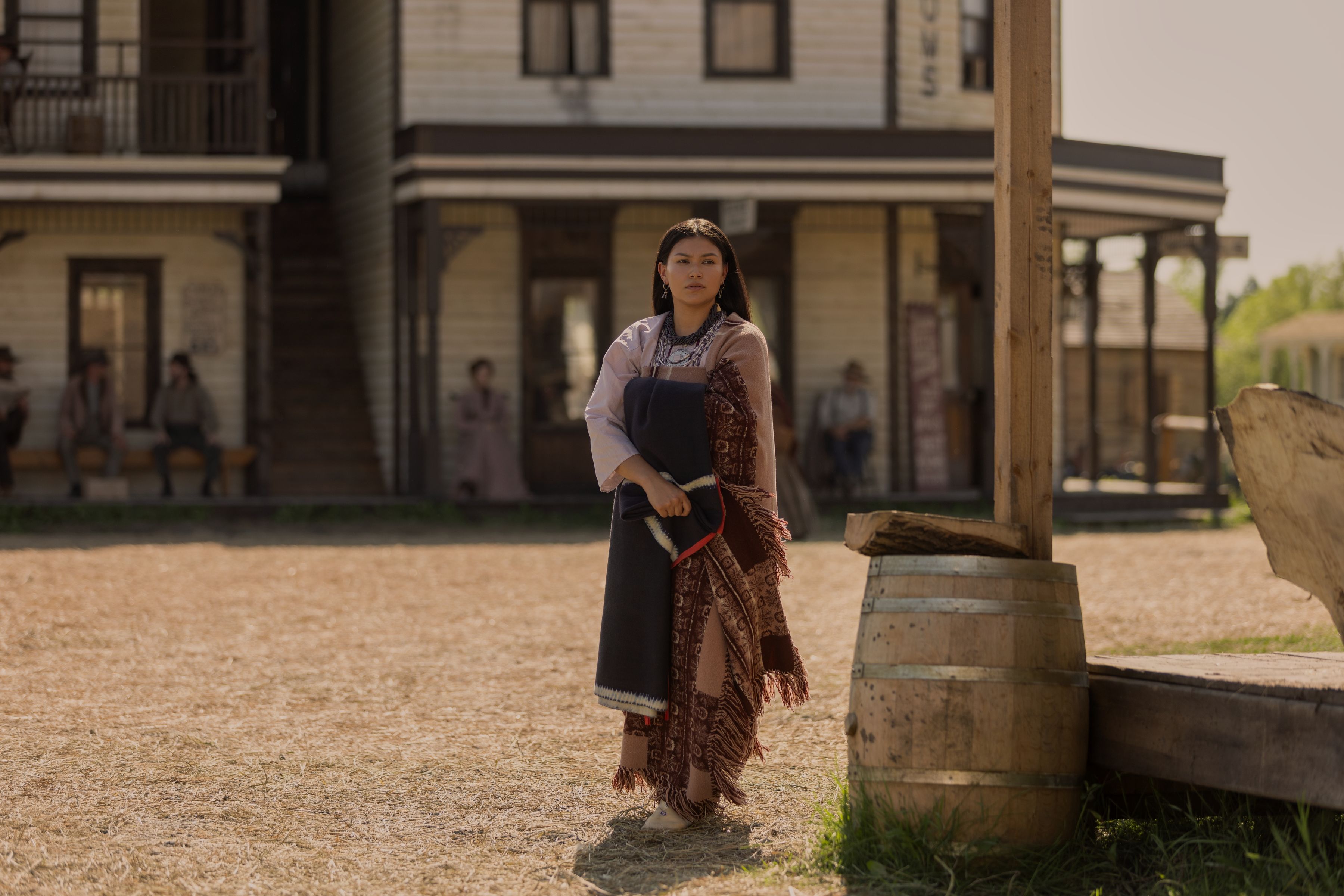 Alyssa Wapanatâhk as White Sun, a member of the Osage Nation who gets increased visibility in the new series.