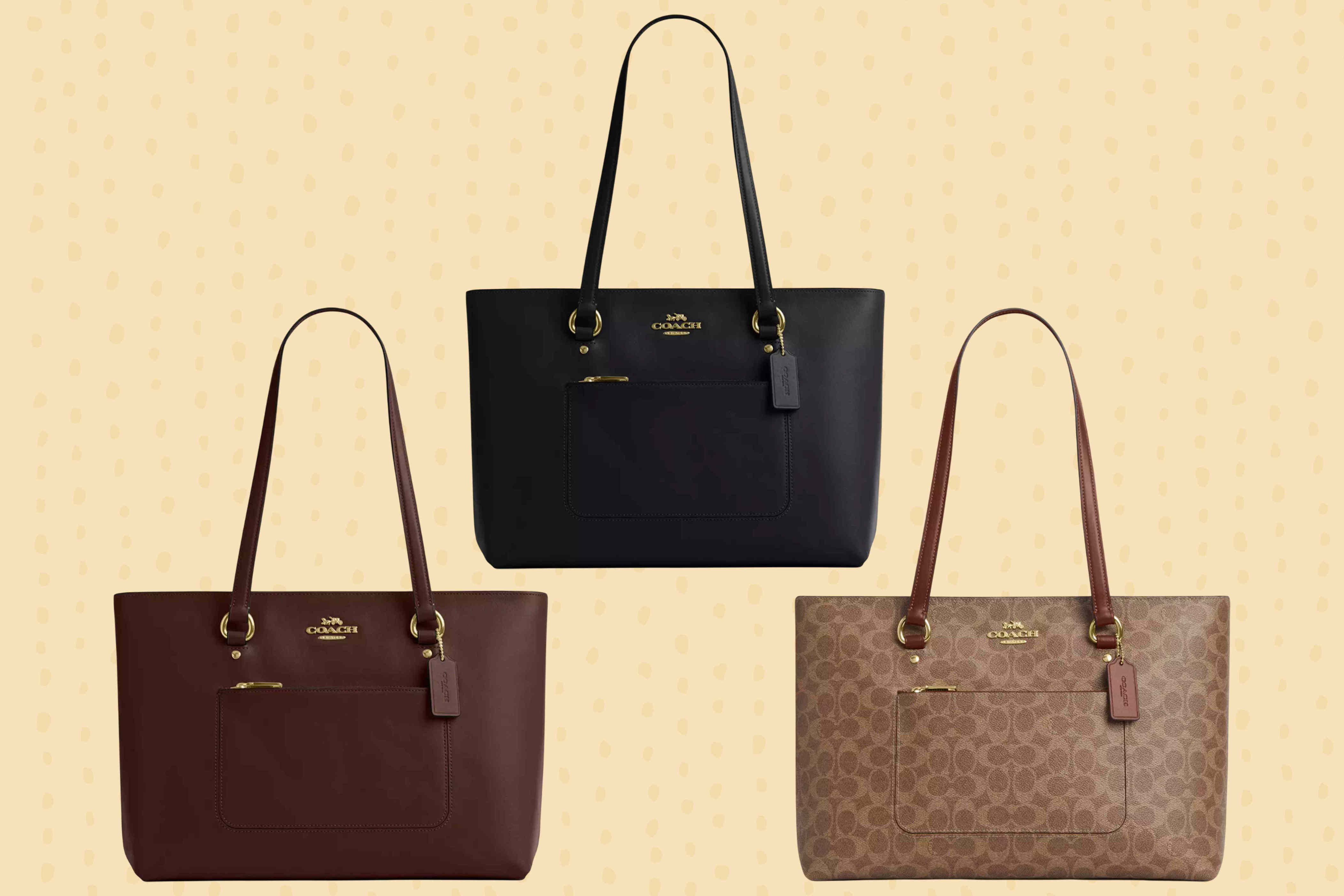 Coach’s classic leather work bag holds everything you need for the office—and it’s under $200 at the outlet