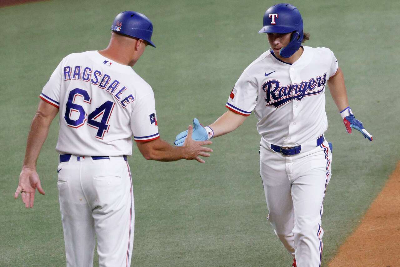 Watch: Texas Rangers prospect Cam Cauley smashes first career major league home run
