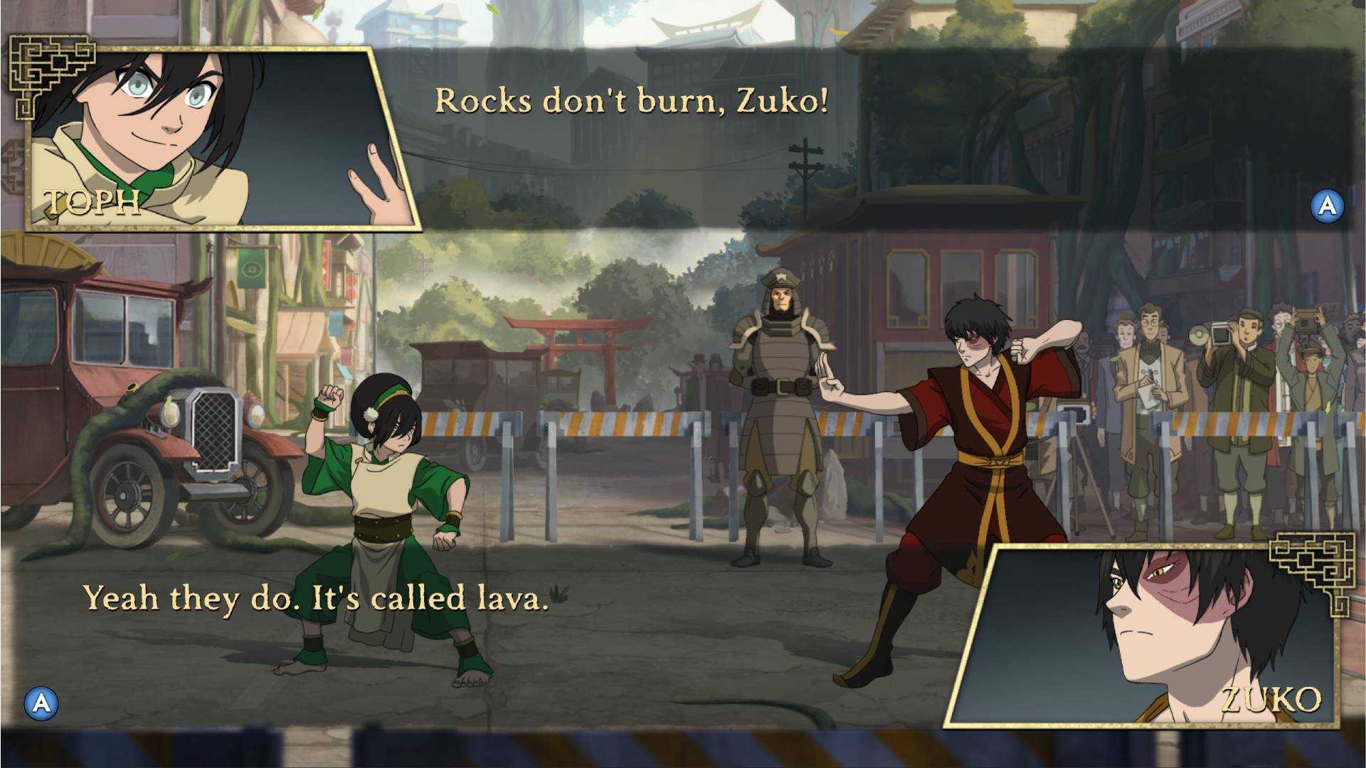 AVATAR LEGENDS The Fighting Game Toph vs Zuko Arcade Mode battle