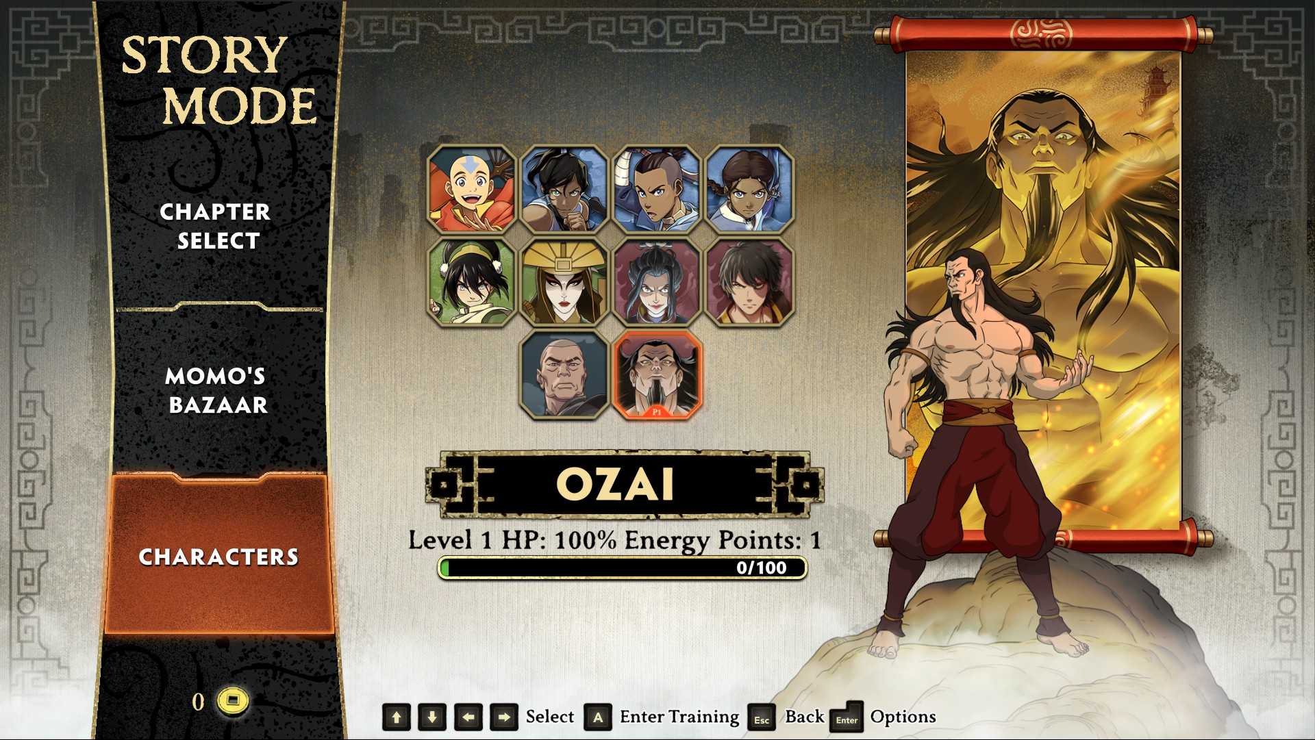 Avatar Legends Story Mode Characters