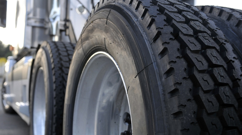 Why semi trucks need different types of tires for each position