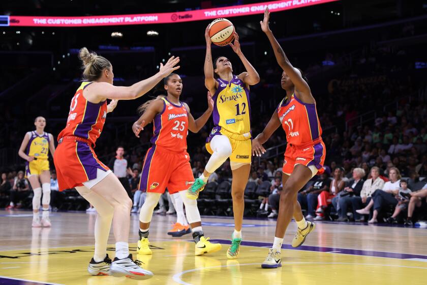Sparks drop fifth in a row after entering fourth quarter tied with Mercury