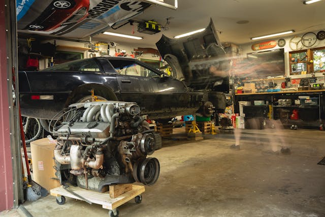K Smith Corvette L98 on floor
