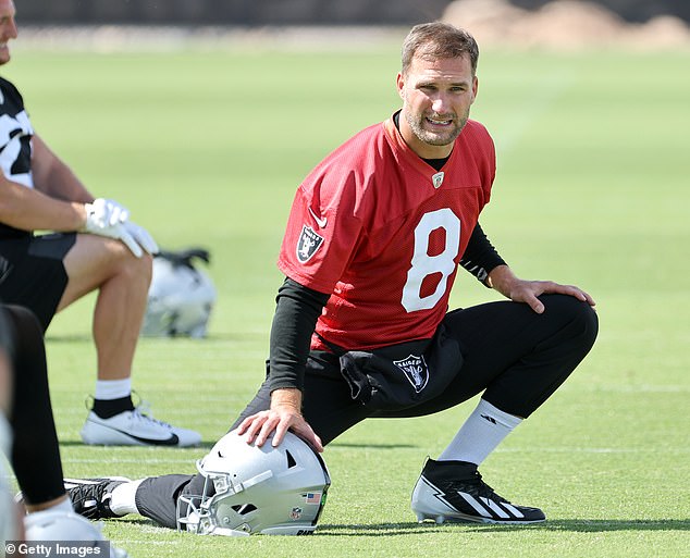 NFL insiders believe veteran journeyman Kirk Cousins will likely take charge in Las Vegas