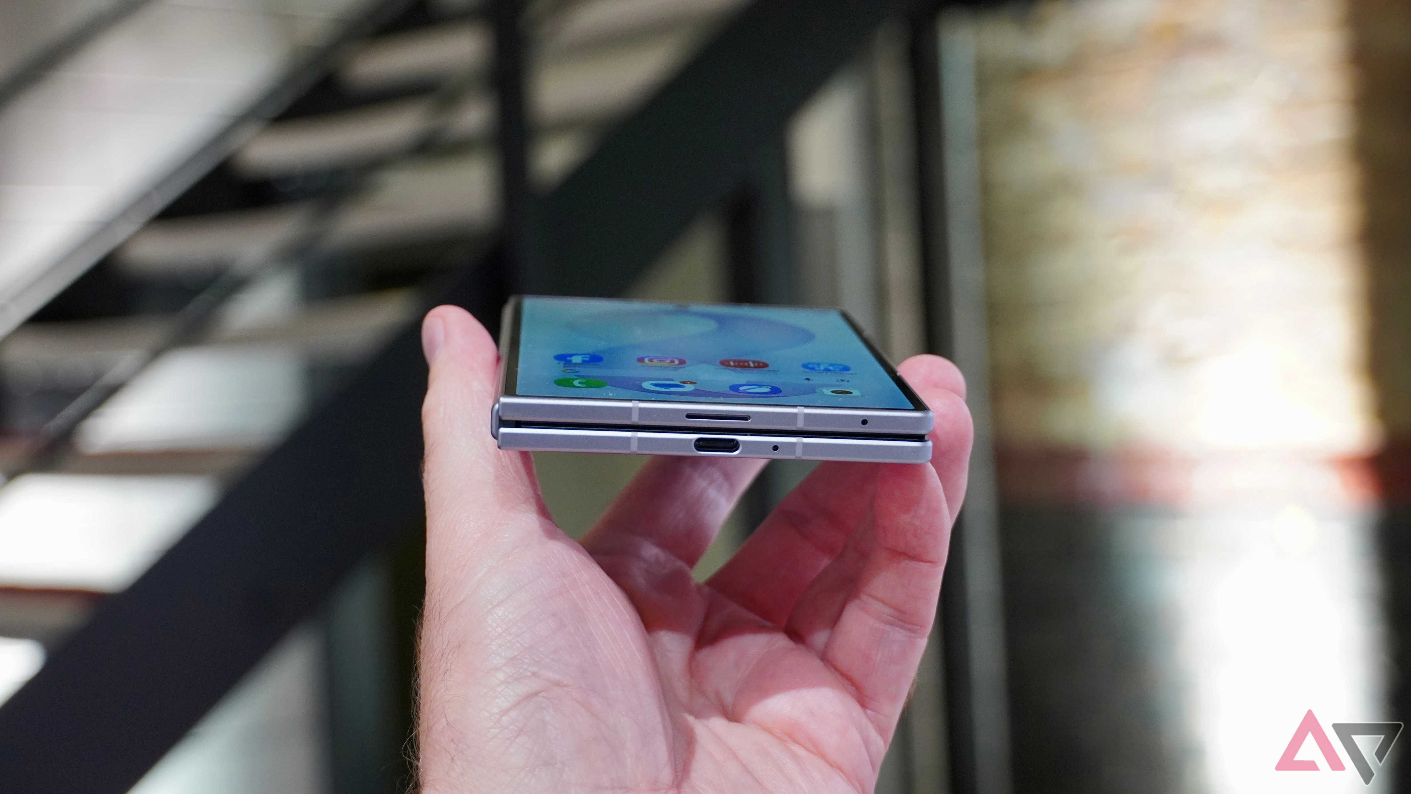 The closed Samsung Galaxy Z Fold 8 Ultra