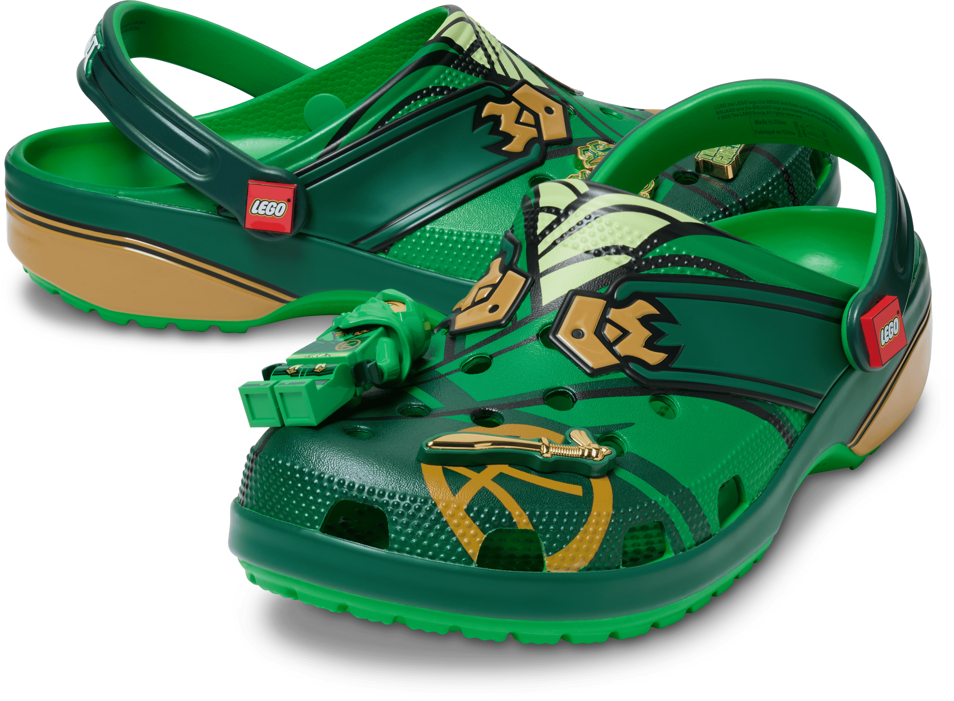 Crocs debuts new LEGO Ninjago shoes for 15th anniversary