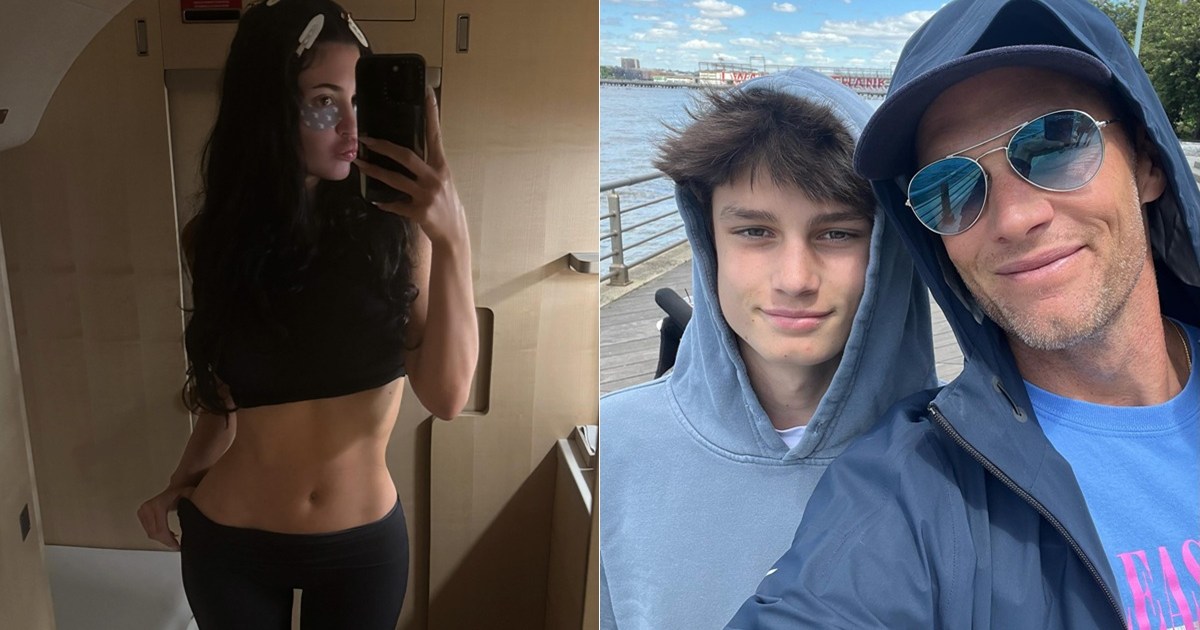 Kylie Jenner's Daughter Adorably Photobombs Tom Brady & Son's Selfie
