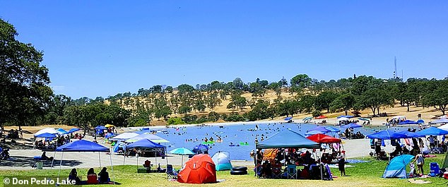 The Fleming Meadows area includes a 2-acre swimming lagoon, as well as various camping loops and different amenities for children and families