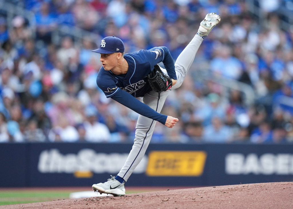 Jax pitches 6 strong innings, Mesa Jr. drives in 2 as Rays down Blue ...