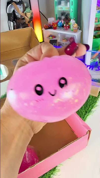 TikTok viral pink squishy fun box #asmr #squishy