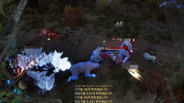 Fewer people are in this hunting ground despite the high EXP