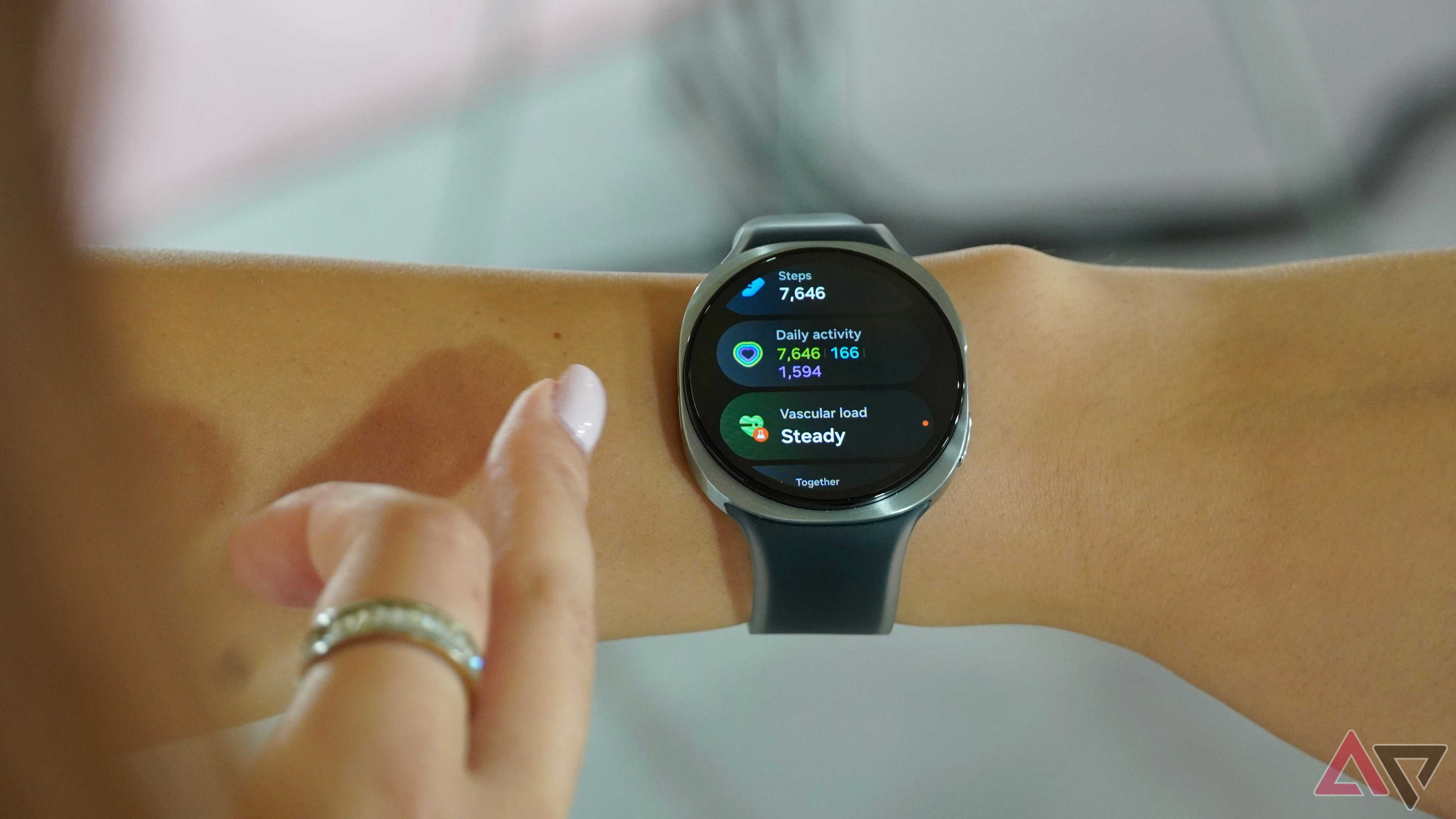 Fitness data on the Samsung Galaxy Watch 9