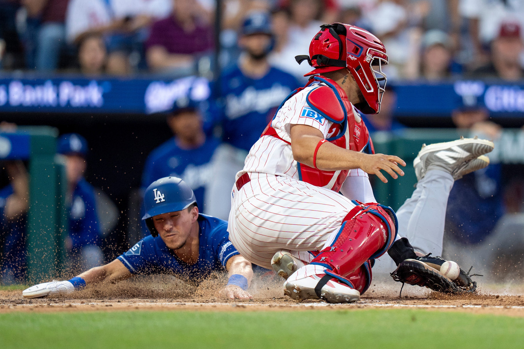 Dodgers Phillies Baseball