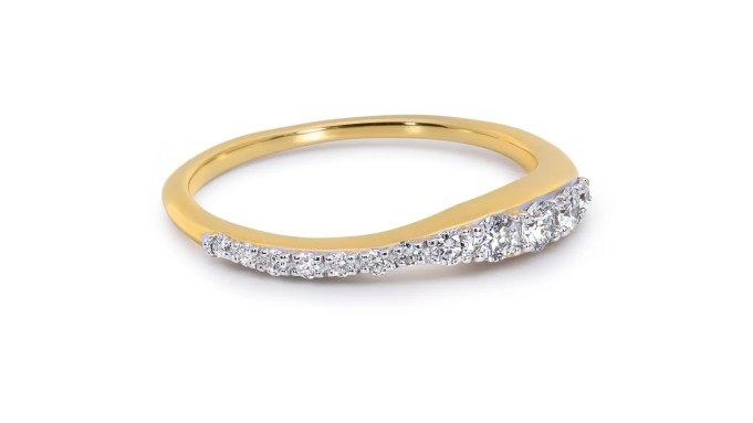 Monica Vinader Riva Pavé Lab Grown Diamond Ring