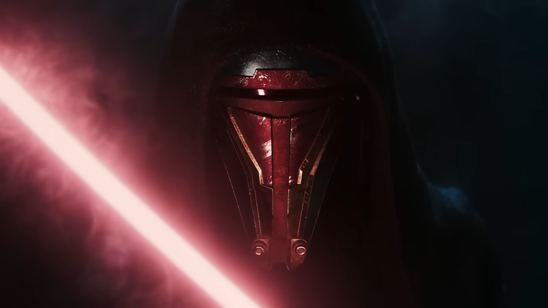 Knights of the Old Republic Remake Revan cinematic reveal screenshot