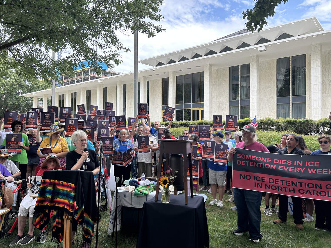 Raleigh protesters condemn ICE activity and detention centers