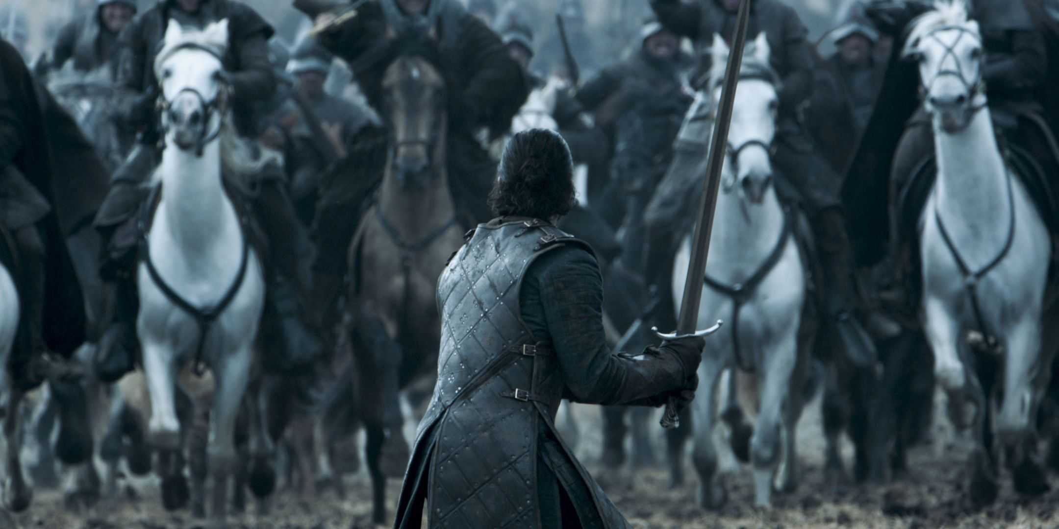 Jon Snow faces down Ramsay's armies alone in Game of Thrones