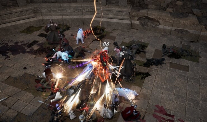 The Cultist Temple, where you can see many people from the entrance