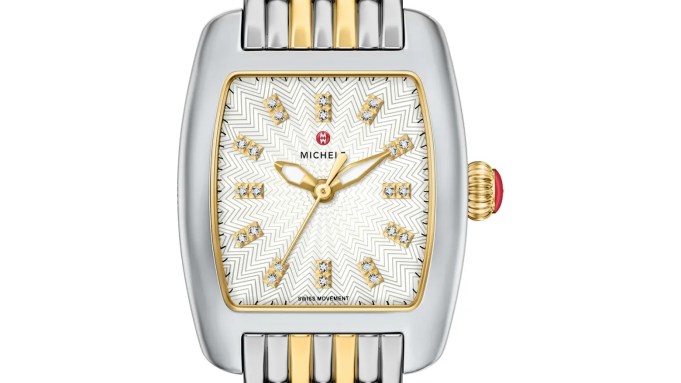 Michele Urban Petite 2-Tone Bracelet Watch, 22mm