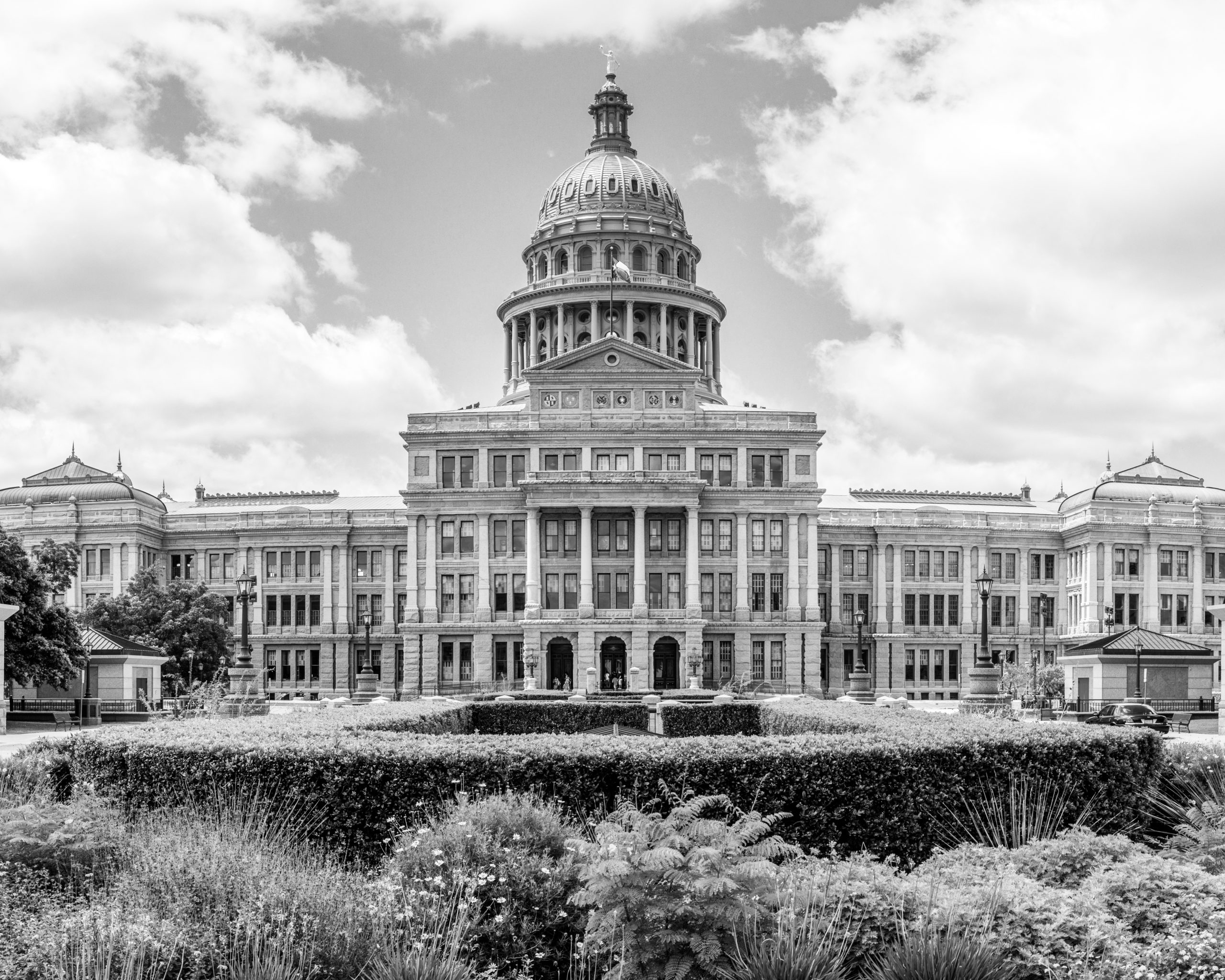 Texas State Capitol B&W #jcutrer