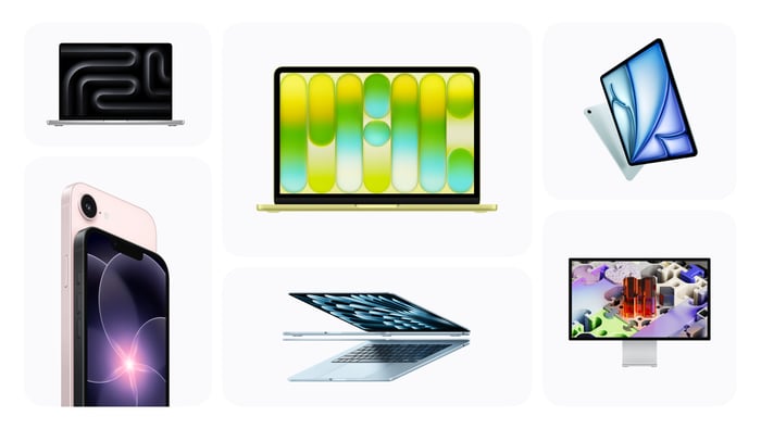 Apple products.
