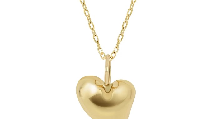 Bony Levy 14K Gold Abstract Heart Pendant Necklace