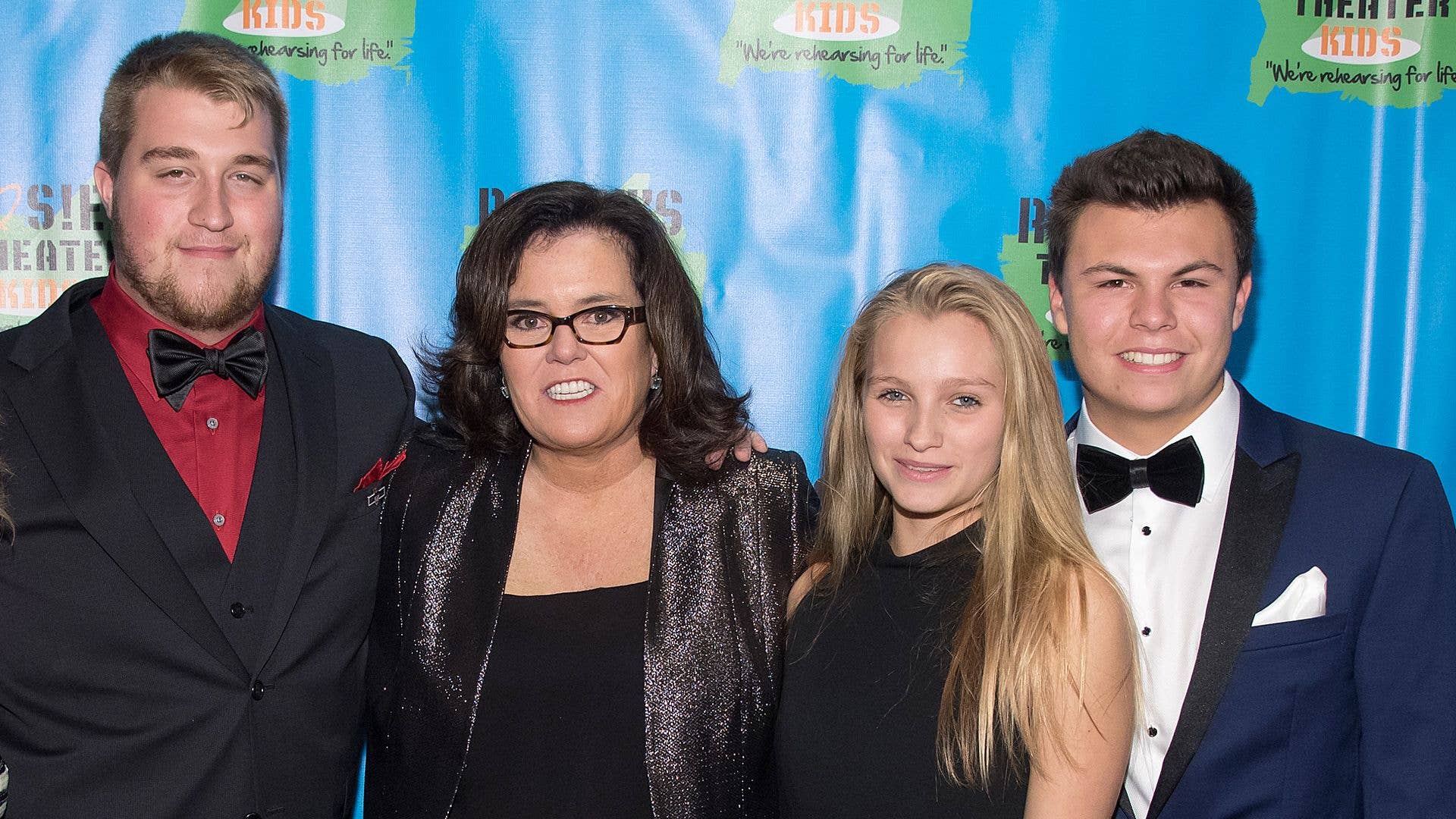 Rosie O'Donnell shares heartwarming family moment with two rarely-seen kids