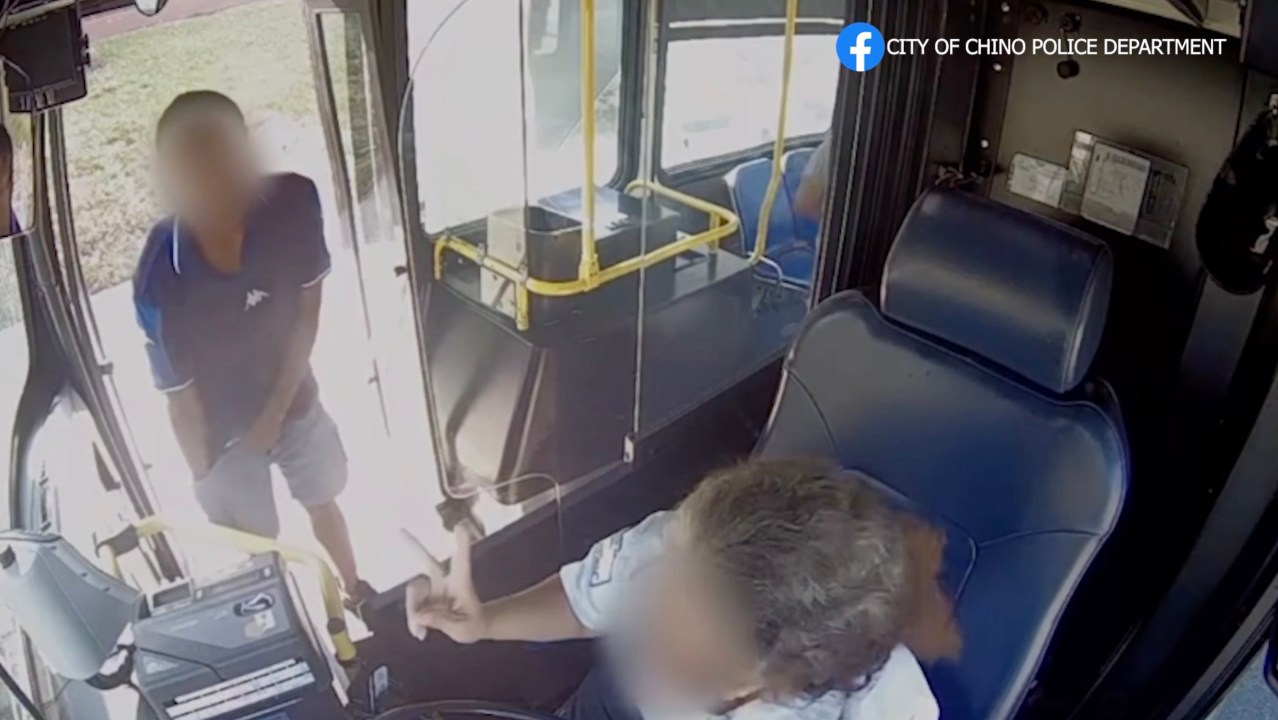Chino bus operator brutally assaulted