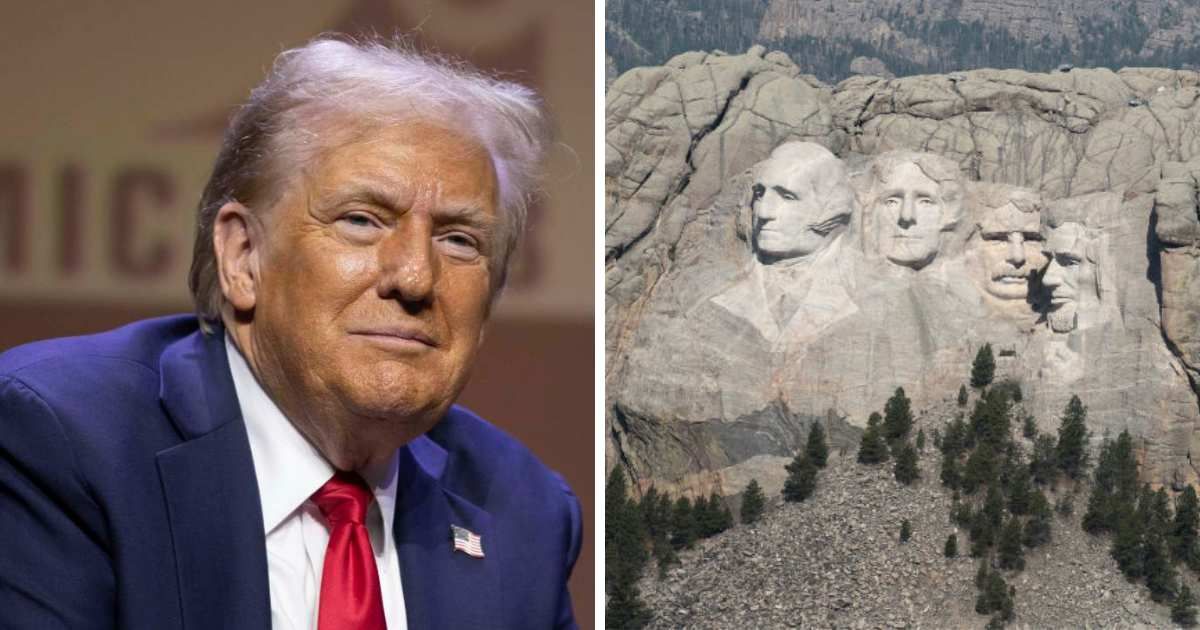 Trump claims 'communist left' wants to 'blow up' Mount Rushmore at Georgia rally