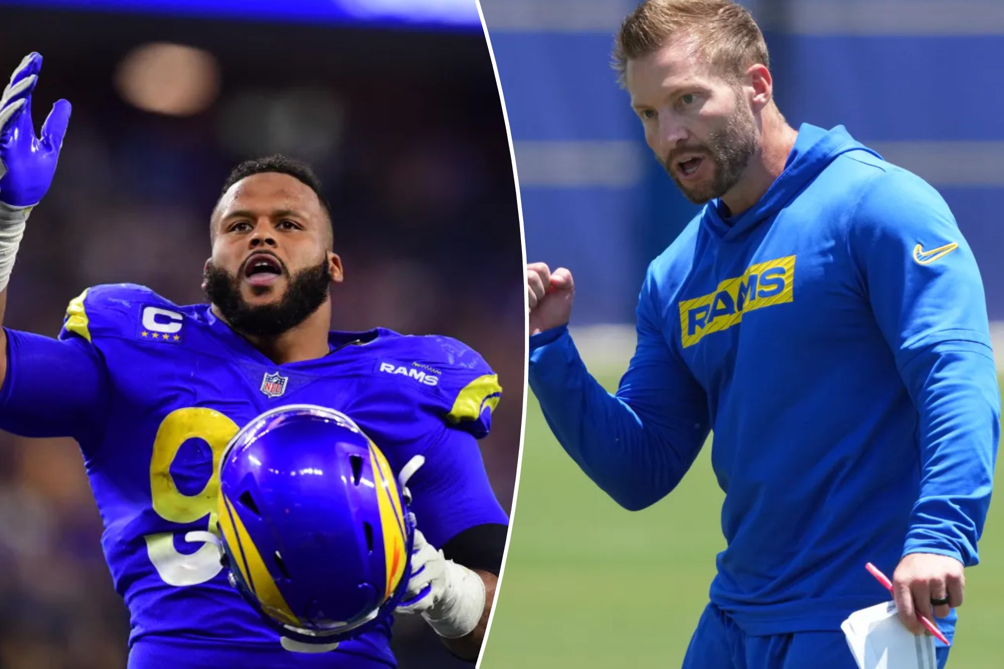 Sean McVay 'crossed paths' with Aaron Donald — what Rams coach expects next
