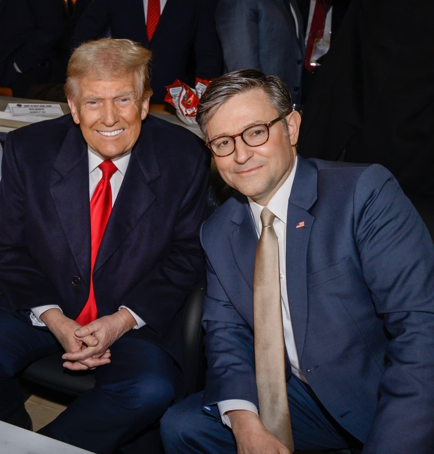 Donald Trump and Mike Johnson (January 21, 2025)