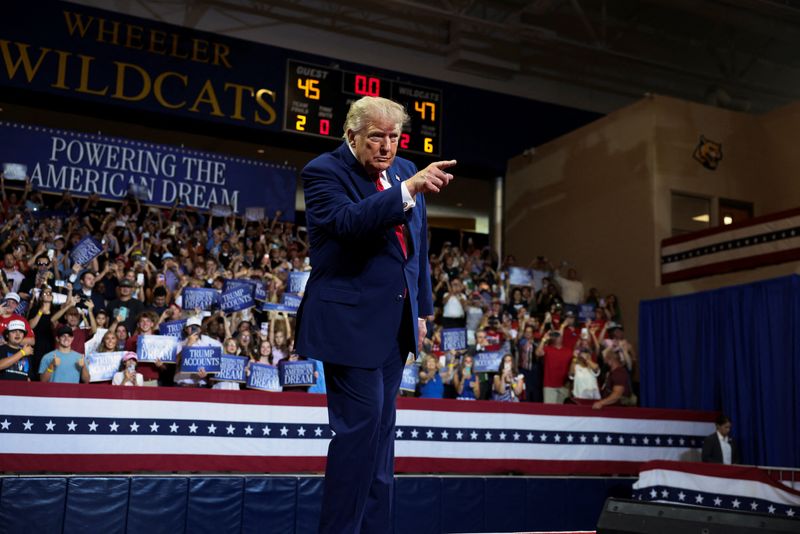U.S. President Trump visits Marietta, Georgia, to deliver remarks on the 'Trump Accounts'
