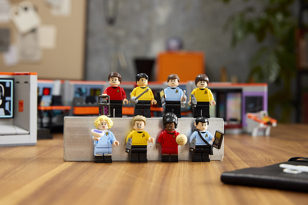 Lego at Comic-Con With Star Wars Installation Star Trek Set