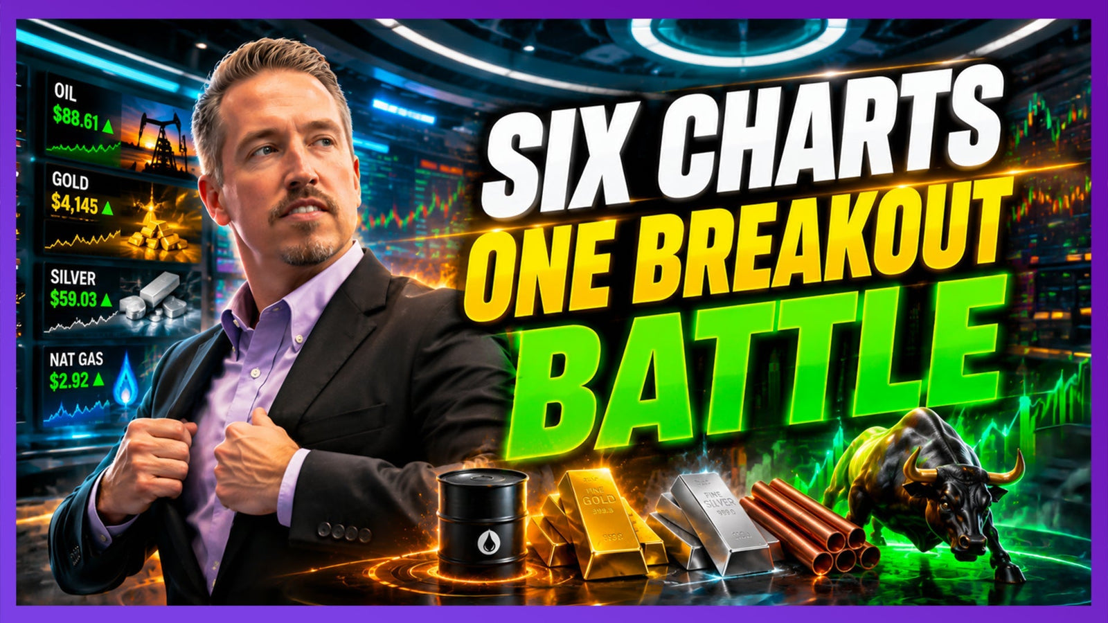Breakout battle across oil, gold, and silver: Key levels now