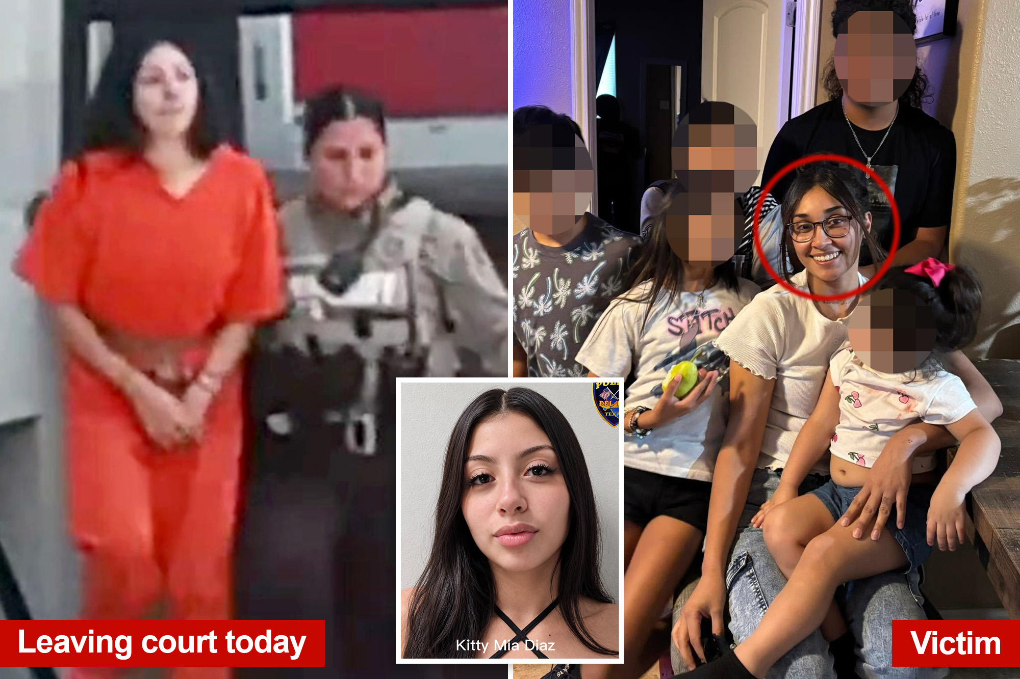 Twisted Texas sister Kitty seen in shackles during court appearance for stabbing mom of 5 to death