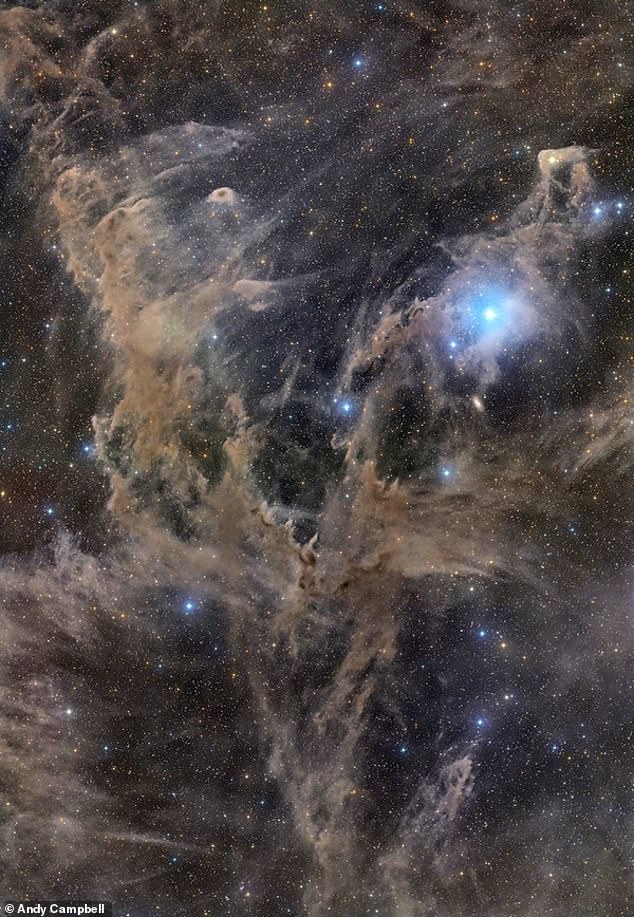 Andy Campbell's The Rippling Flames - Chamaeleon III: Deep Sky won the Deep Sky category. The beautiful image captured the Chamaeleon molecular cloud littered with stars