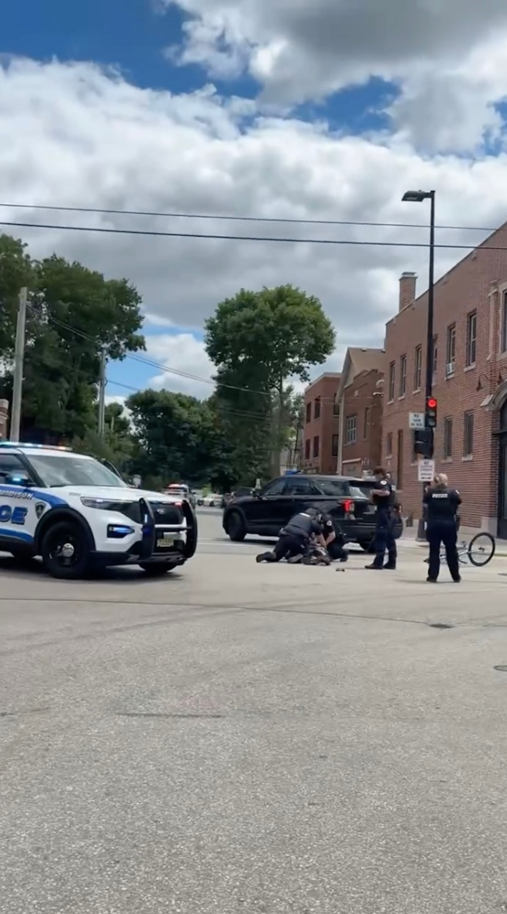 Wisconsin officer fatally shoots man during 'struggle' in incident captured on video