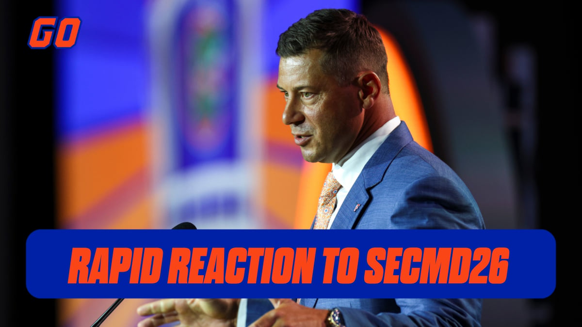 Rapid reaction to the Florida Gators at 2026 SEC Media Days