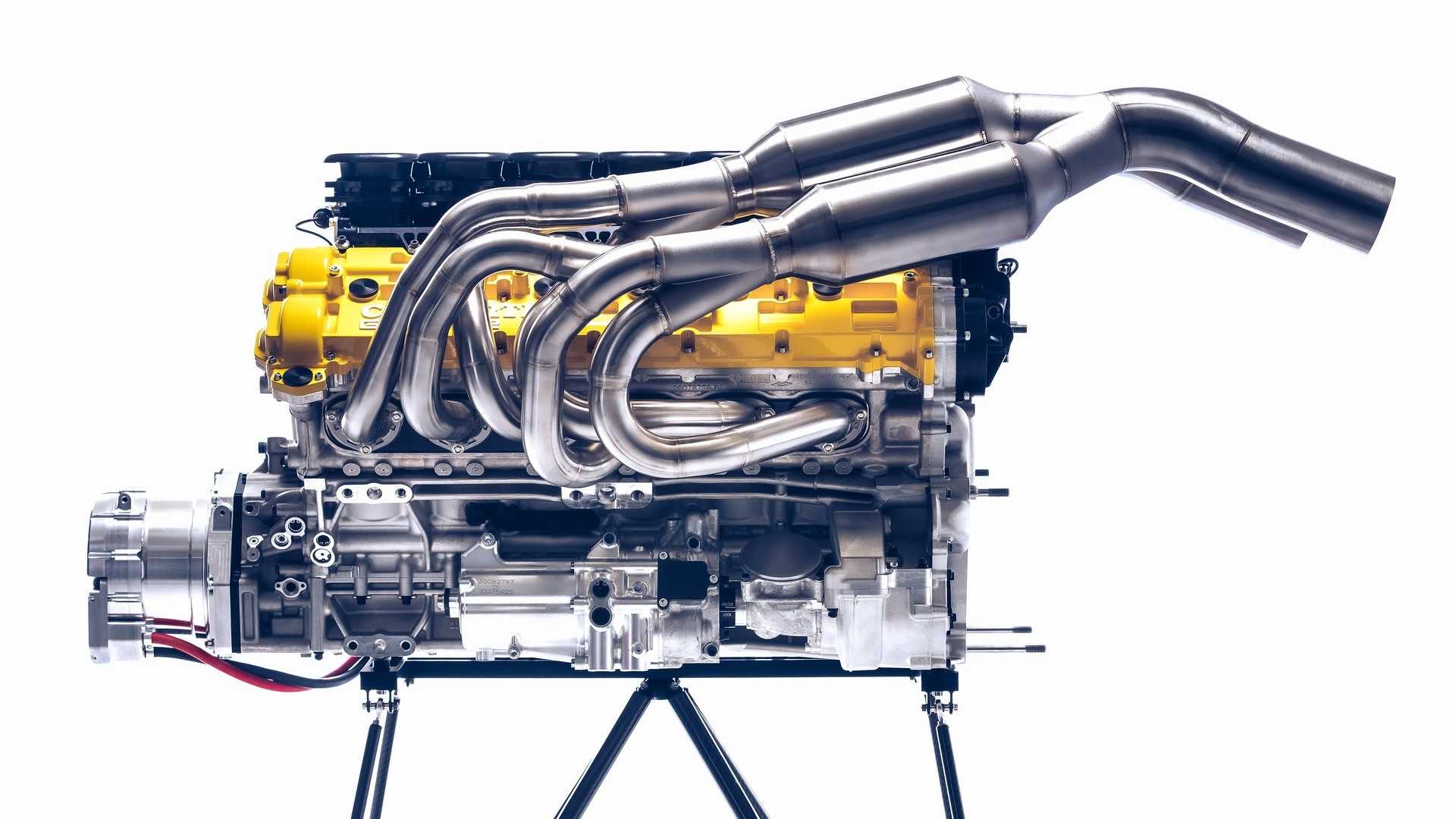 2024 GMA T.33 Cosworth 4.0L NA V12 Engine Side
