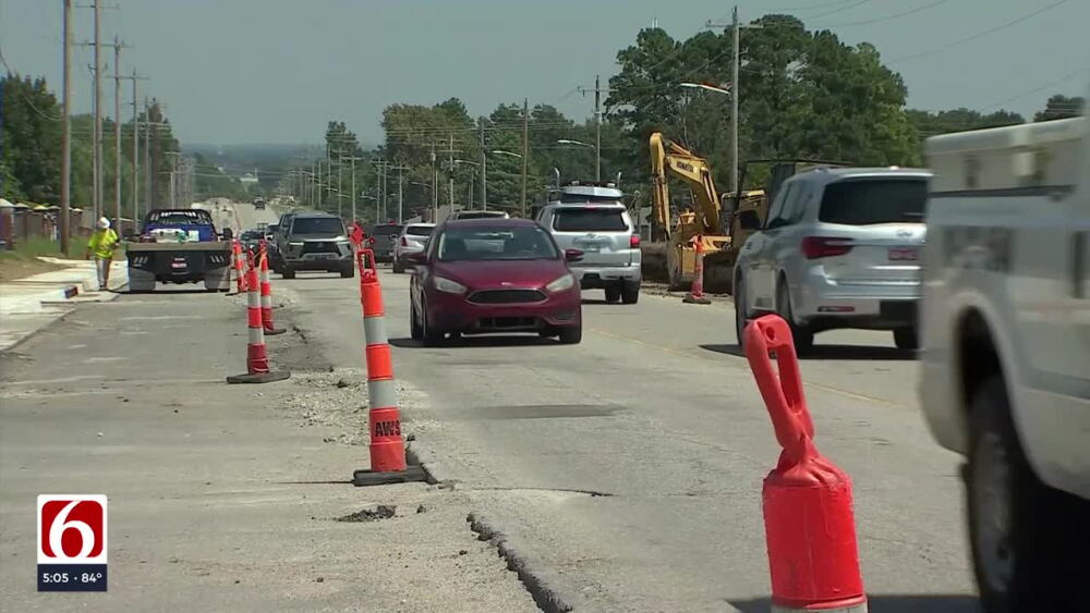 Jenks road project on Elm delayed by underground utilities, poor weather, according to city