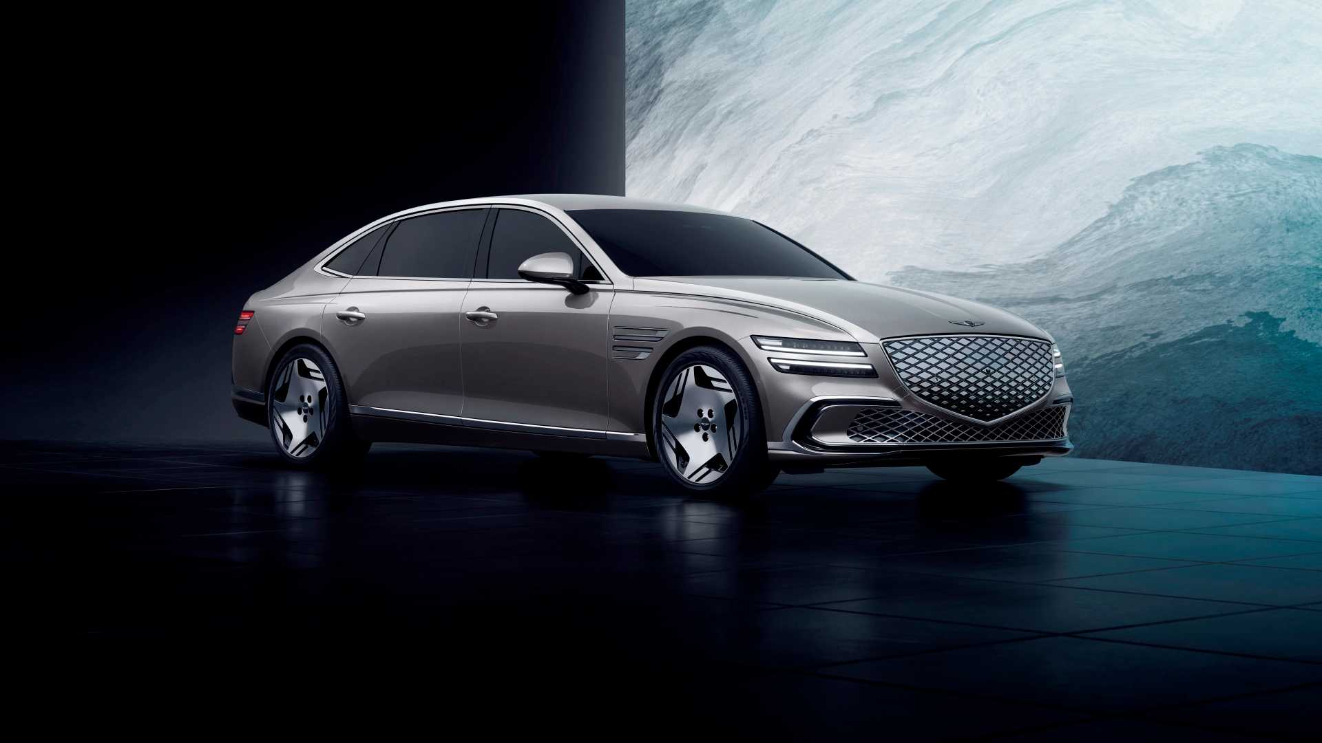 2024 Genesis Electrified G80 front-quarter