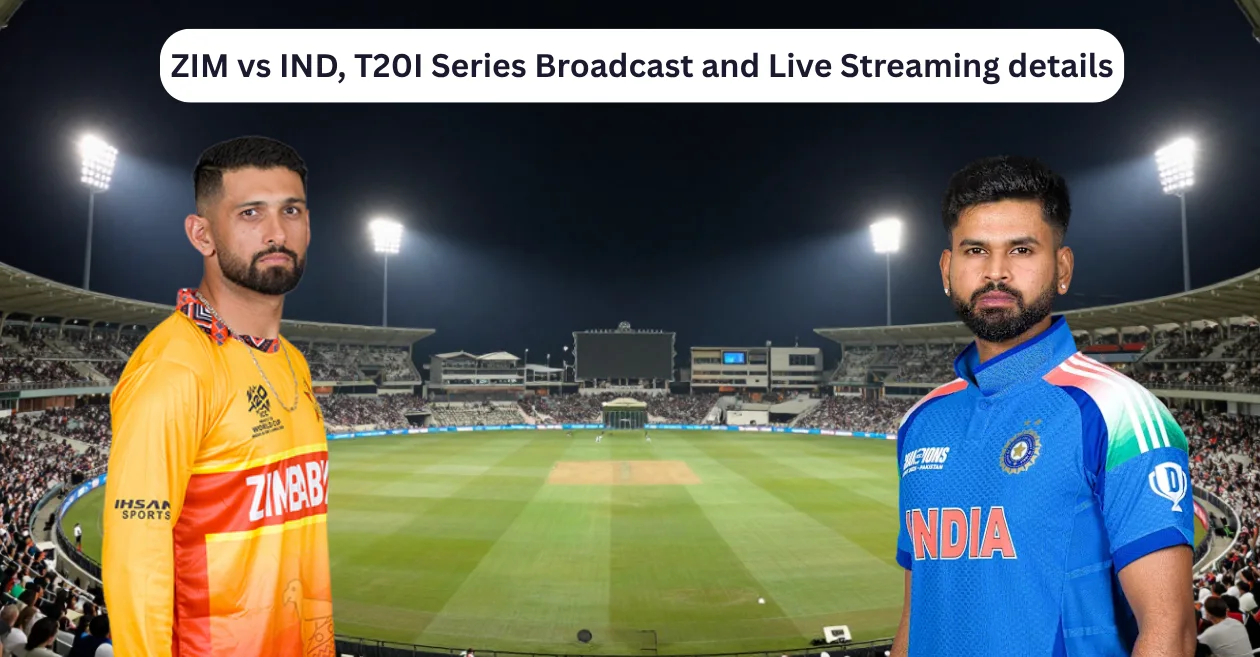 ZIM vs IND, T20I Series Date, Match Time, Broadcast and Live Streaming details