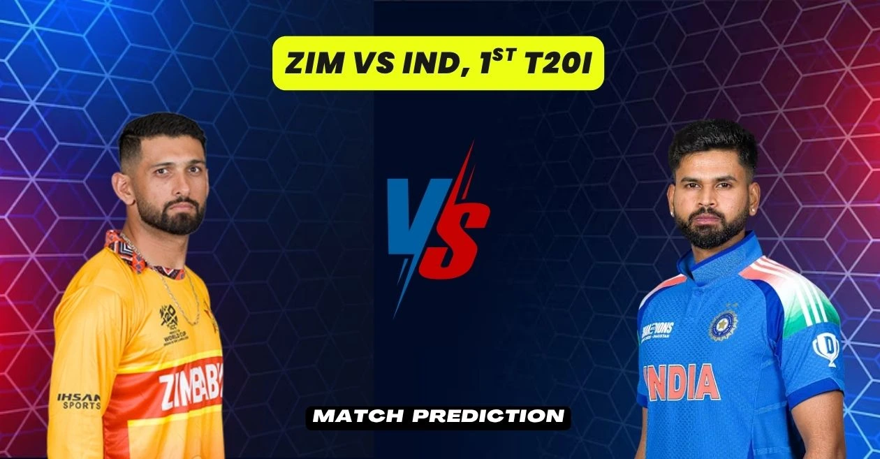 ZIM vs IND, 1st T20I, Match Prediction