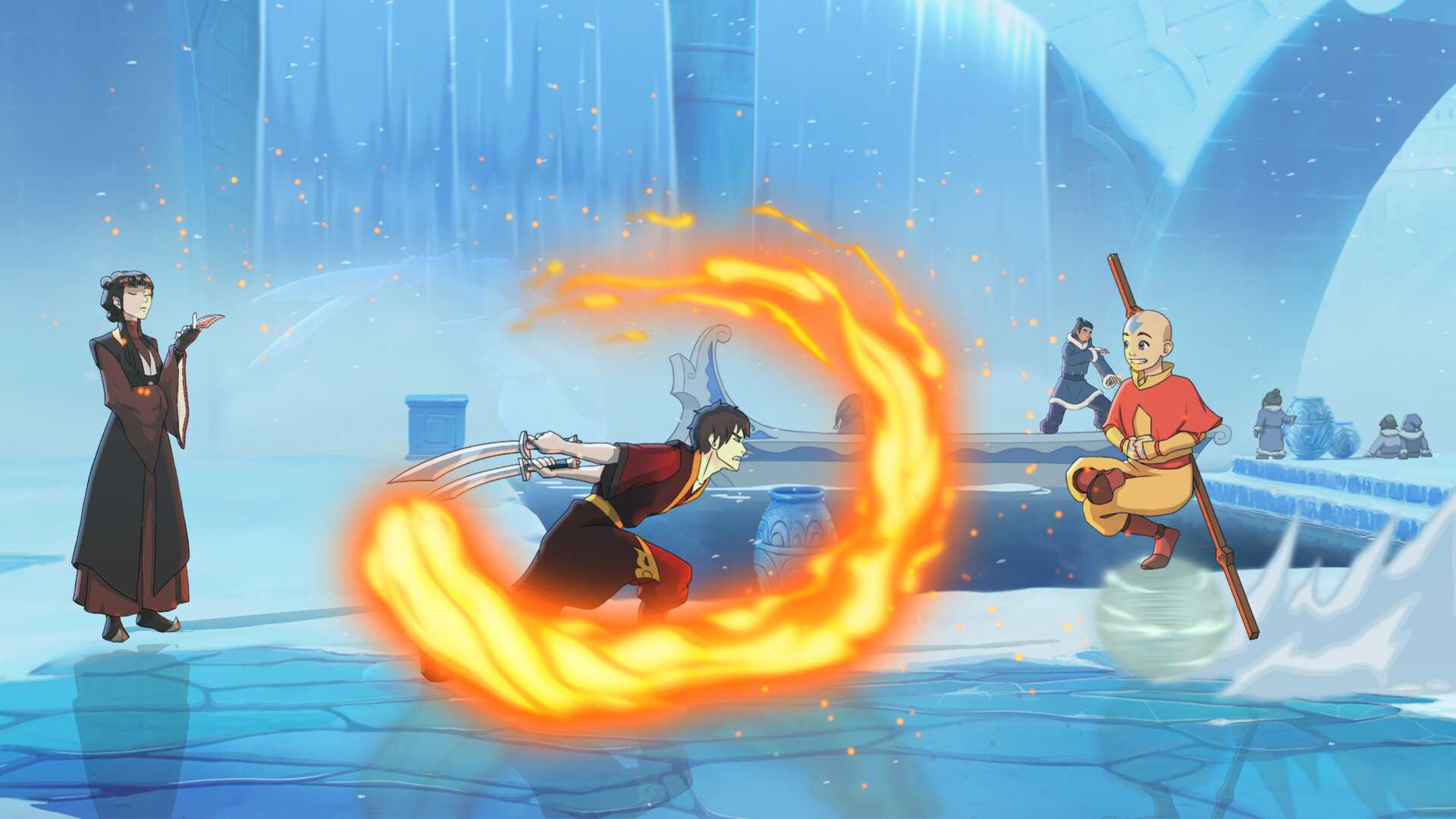 Avatar Legends The Fighting Game - Zuko and Aang