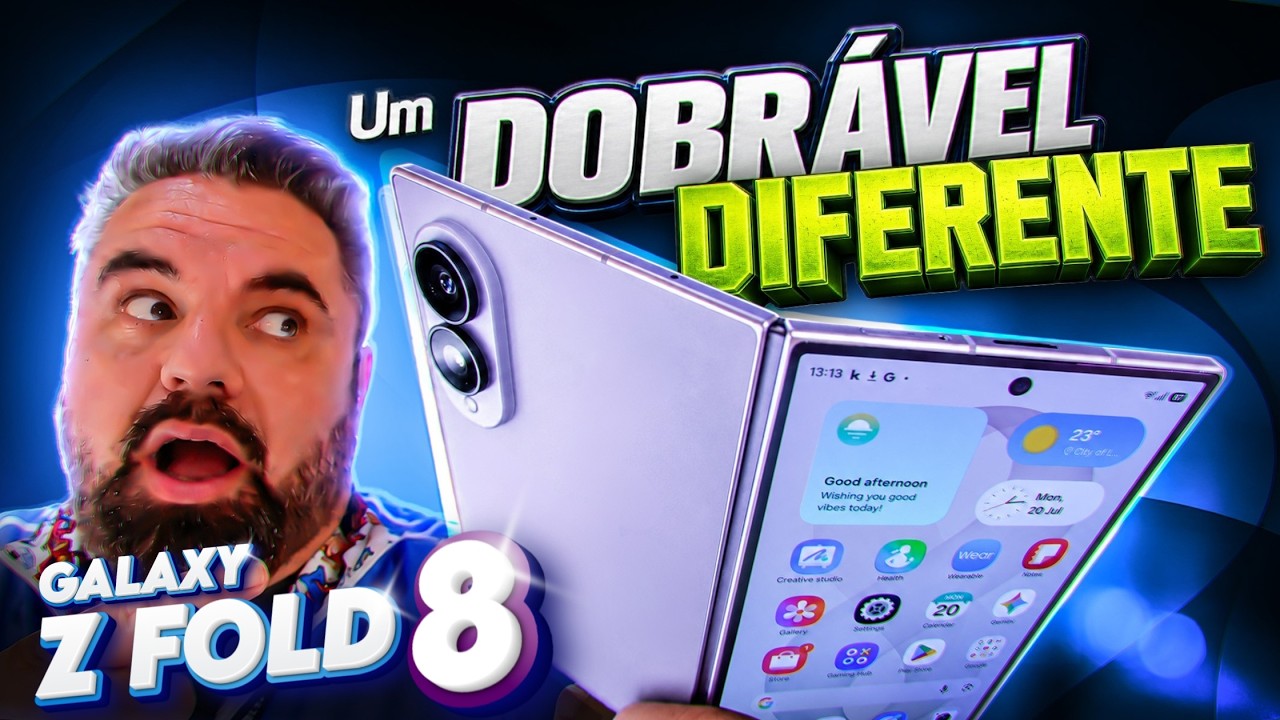 Galaxy Z Fold 8 - Novo formato de tela dobrável!