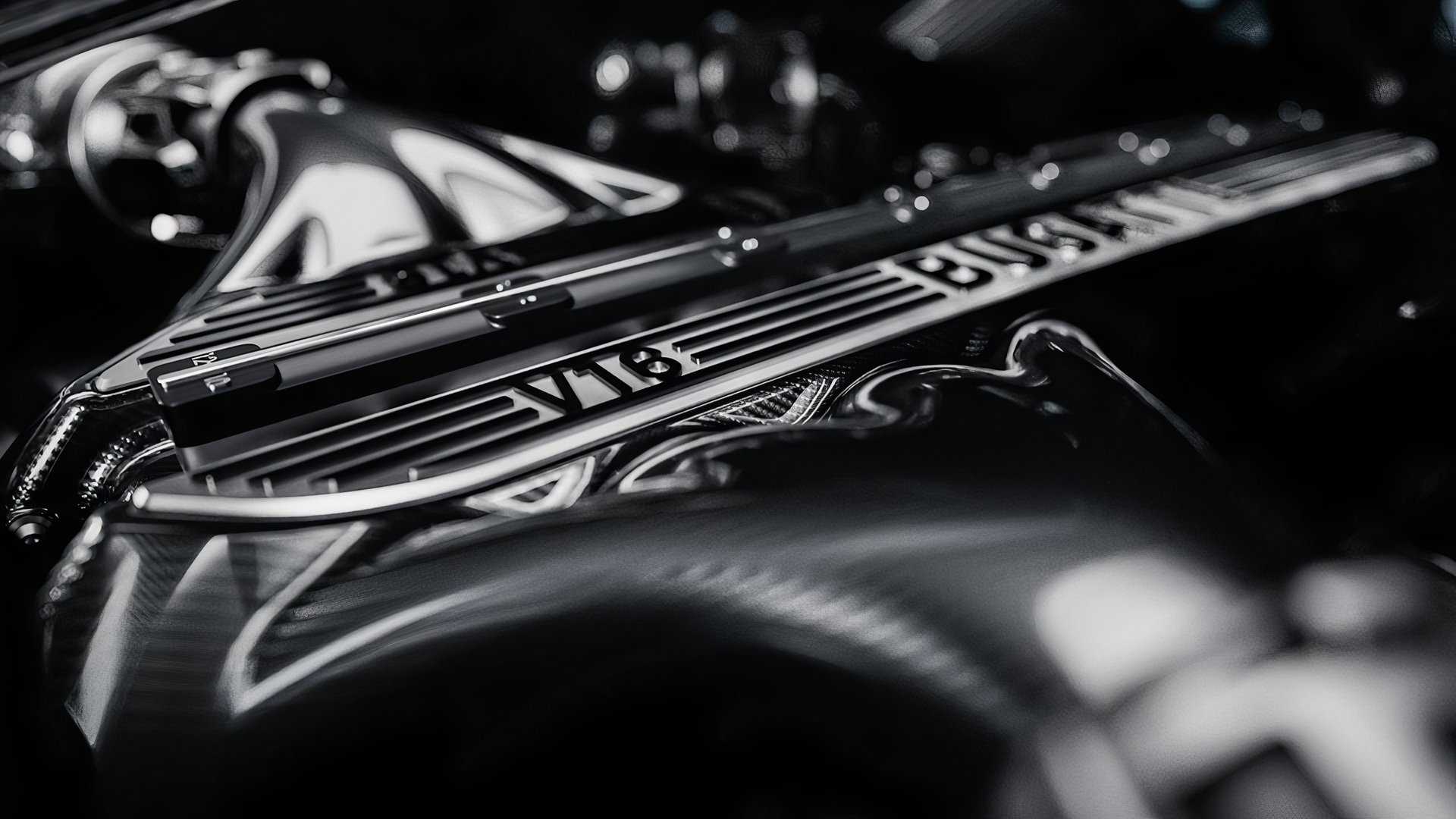 2026 Bugatti Tourbillon 8.3L NA Cosworth V16 Engine
