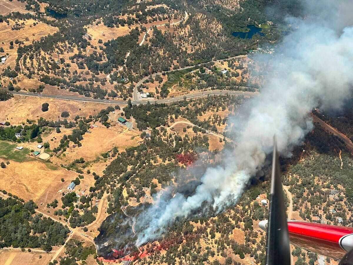 Forward progress stopped on Nevada County wildfire that prompted evacuations
