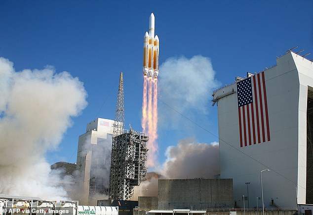 The US Space Force said that Eneluna died after an incident in which the heavy equipment he was operating rolled down an embankment at Vandenberg Space Force Base (pictured)