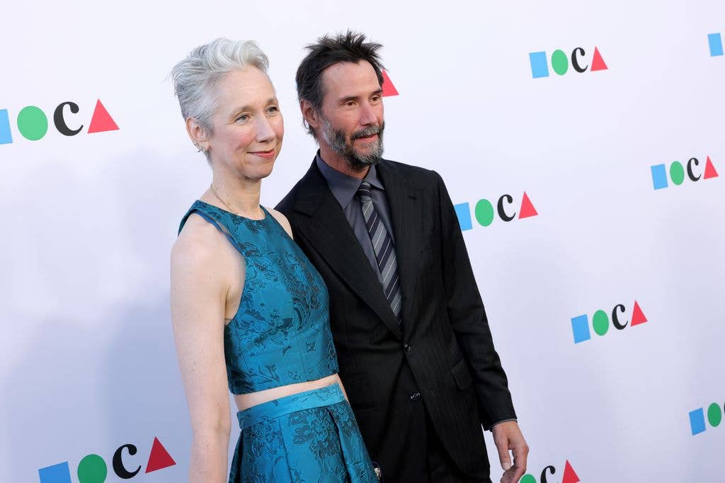 Alexandra Grant and Keanu Reeves attend the MOCA Gala 2026